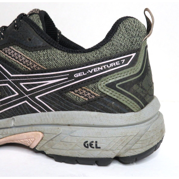 ASICS GEL-Venture 7 Women's Trail Running Shoes Gray Green 1012A627 - Size 9.5 - Picture 5 of 10